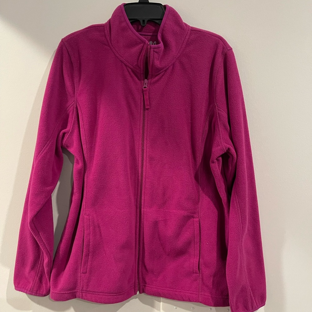 Made for Life Magenta Fleece Jacket